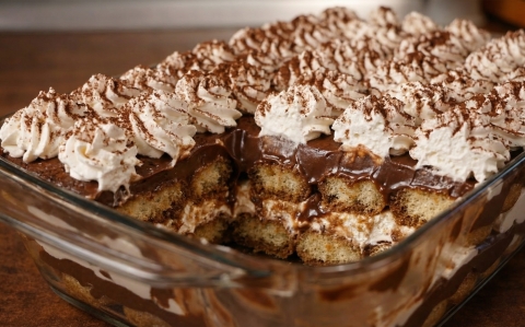 Csokis rakott babapiskóta