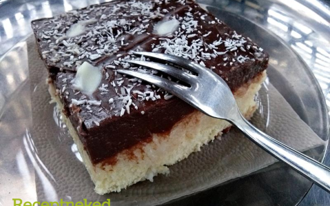Kókuszos tejbegríz szelet recept fotóval Kókuszos tejbegríz szelet