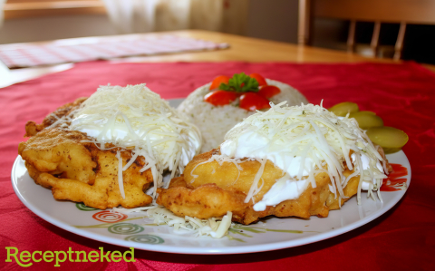 Tócsniba bújt sertés szelet