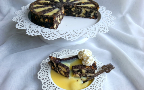 Mákos guba torta