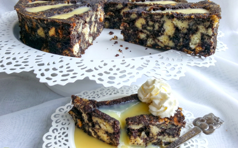 Mákos guba torta