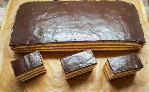 Narancsos mézes krémes