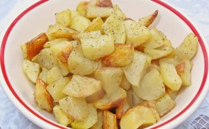Főtt, sült fűszeres krumpli