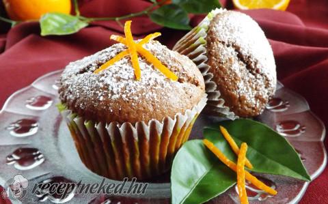 Narancsos-kakaós muffin