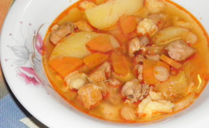 Gulyás leves pulykából