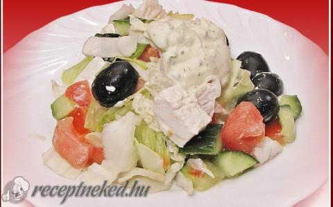 Görög saláta dresszinggel