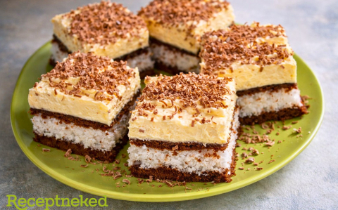 Kakaós-kókuszos krémes