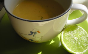 Lime-os cukordinnyekrém-leves