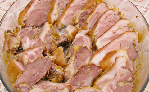 Pácolt, sörös csülök