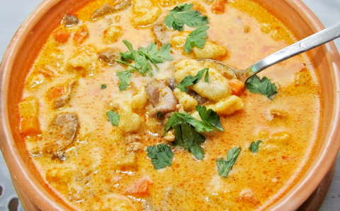 Alföldi betyárgulyás recept fotóval Alföldi betyárgulyás