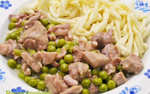 Zöldborsós aprópecsenye recept fotóval Zöldborsós aprópecsenye