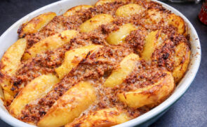 Vagdalt hús krumplival