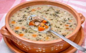 Tárkonyos szárnyas – raguleves