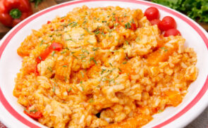 Pilaf csirkemellből