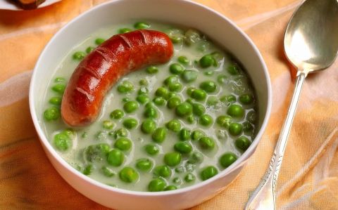 Zöldborsófőzelék recept fotóval Zöldborsófőzelék