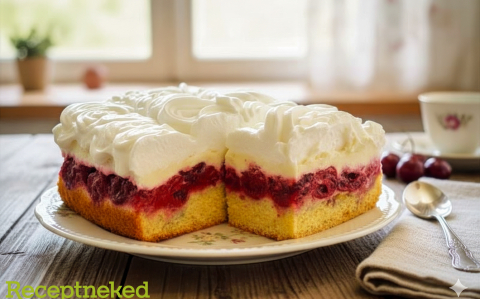 Szigetközi meggyes tejszínes