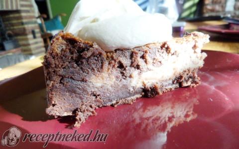 Cheesecake-brownie torta