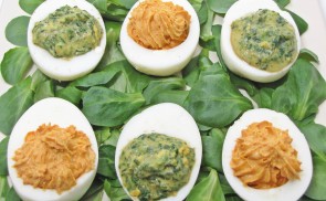 Különleges és hagyományos töltött tojás