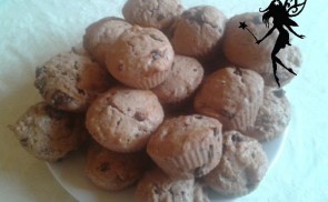 Csupa csokis kókuszos muffin