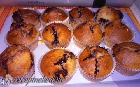 Málnás-csokis muffin