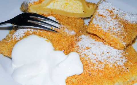 Túrós, vagy ordás derelye recept fotóval Túrós, vagy ordás derelye