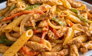 Csirke fajita pennével