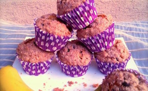 Banános ropogós muffin