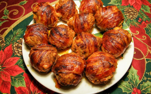 Sajttal töltött fasírt muffin sütőben sütve