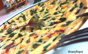 Zöldfűszeres-sajtos omlett