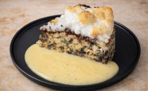 Mákos guba torta vaníliasodóval