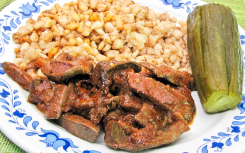 Vörösboros pirított sertésmáj