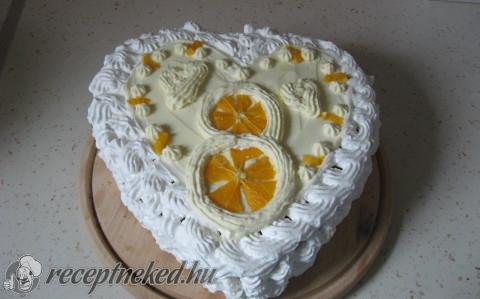 Narancsos, mascarponés torta