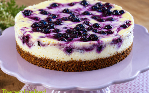 Áfonyás sajttorta