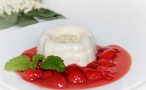 Bodzás panna cotta epervelővel