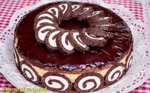 Keksztekercs torta