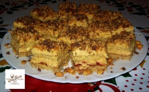 Mogyorós-karamellás sütemény
