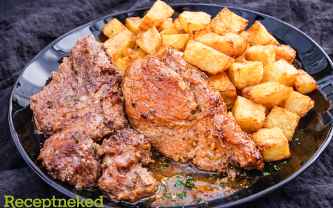 Egyszerű fokhagymás karajszeletek