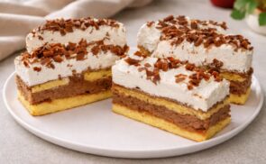 Csokis-marcipános szelet