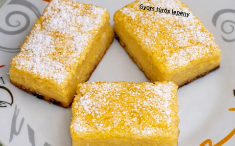 Gyors, habkönnyű túrós lepény