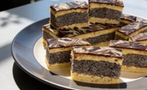 Citromos-mákos szelet