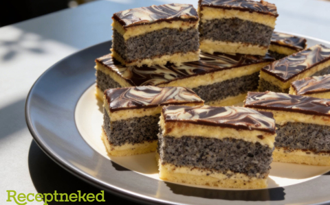 Citromos-mákos szelet