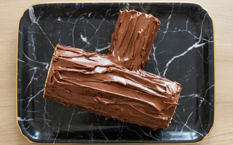 Csokoládés fatörzs