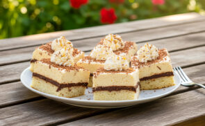 Kókuszos, vaníliás krémes sütemény