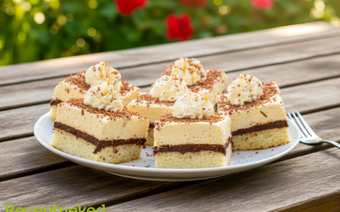 Kókuszos, vaníliás krémes sütemény