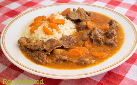 Csirke zúza Eszterházy módra