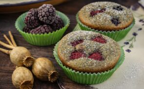 Gyümölcsös mákos muffin