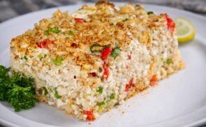 Rakott tengeri halfilé zöldségekkel