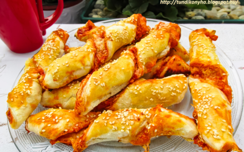 Pizzás csavart recept fotóval Pizzás csavart