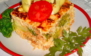 Rakott brokkoli darált hússal