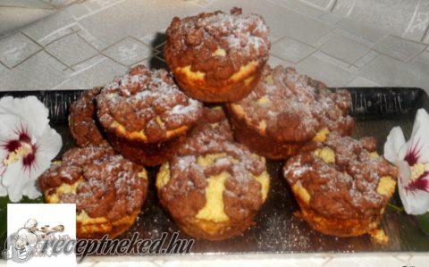 Reszelt túrós muffin